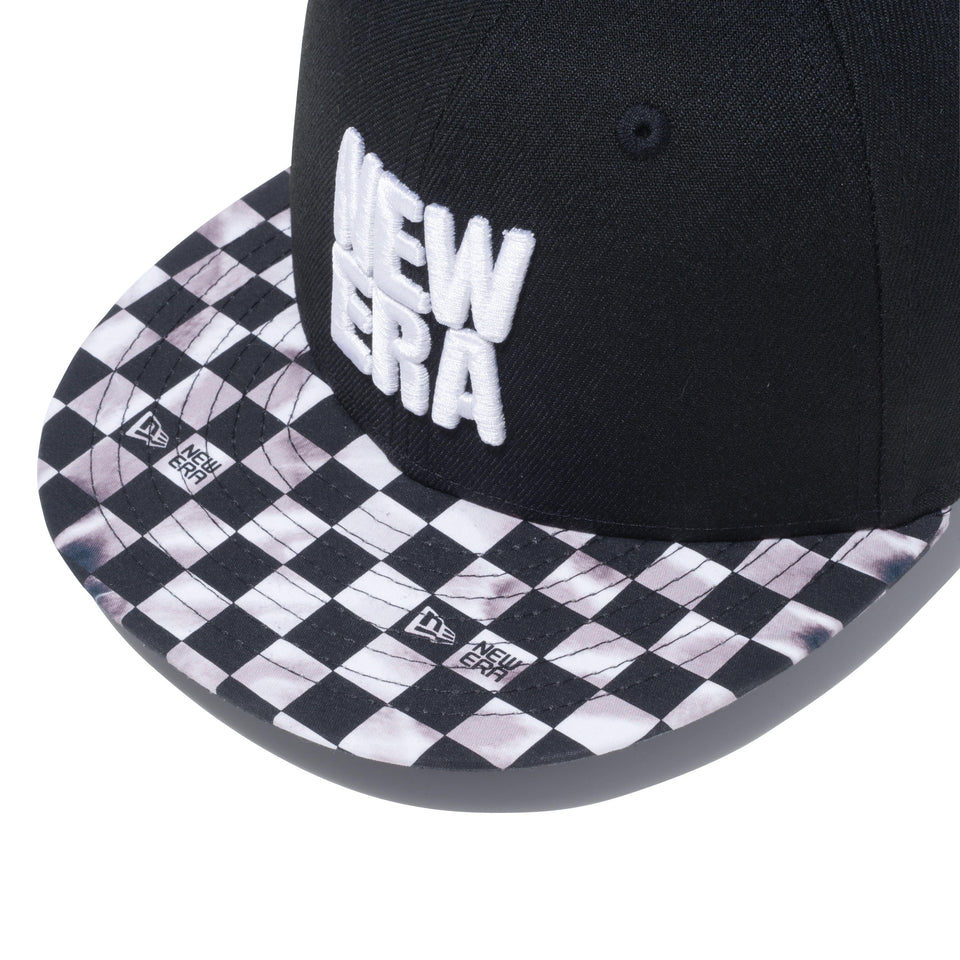 Youth 9FIFTY タイダイチェッカー スクエアニューエラ ブラック