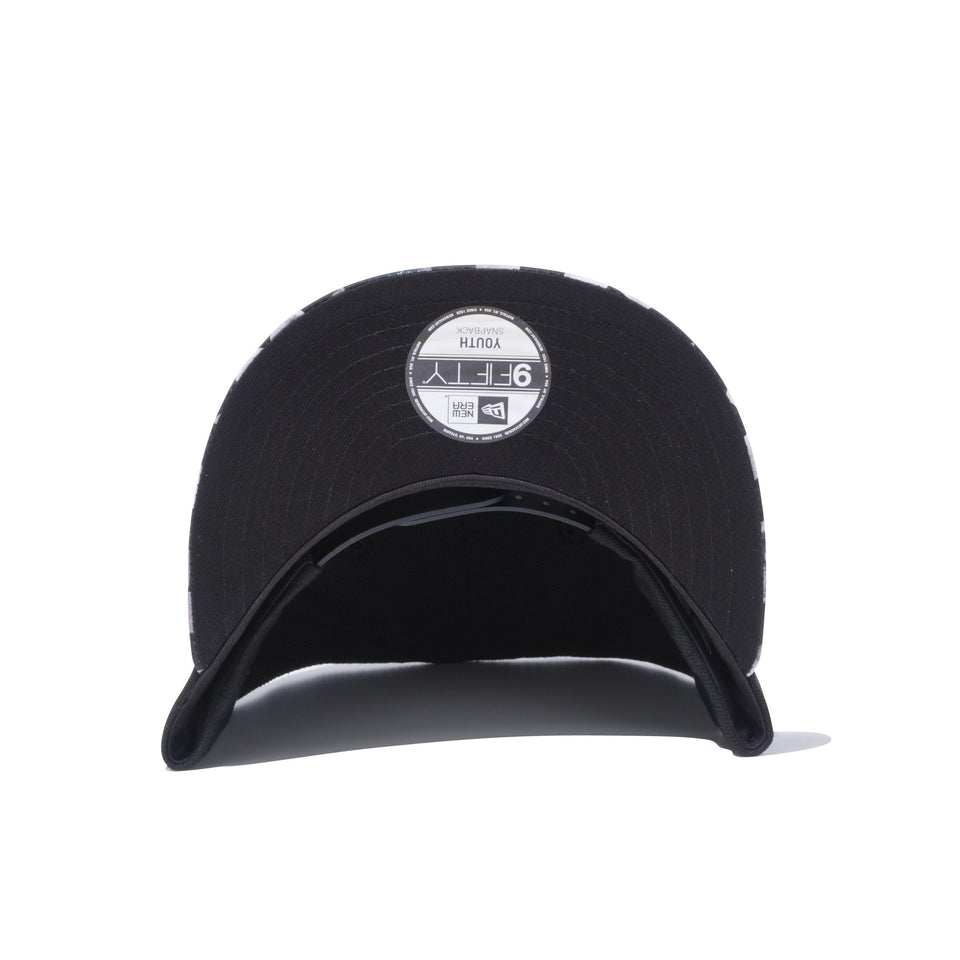 Youth 9FIFTY タイダイチェッカー スクエアニューエラ ブラック