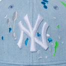 Youth 9FIFTY ニューヨーク・ヤンキース スプラッシュエンブロイダリー ウォッシュドデニム