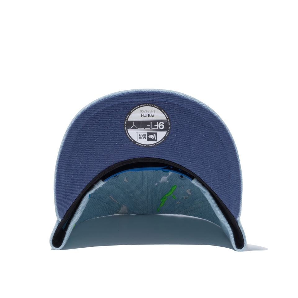 Youth 9FIFTY ニューヨーク・ヤンキース スプラッシュエンブロイダリー ウォッシュドデニム
