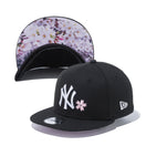Youth 9FIFTY ニューヨーク・ヤンキース　桜　ブラック　プリントアンダーバイザー