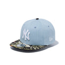 Youth 9FIFTY ボタニカル ニューヨーク・ヤンキース ウォッシュドデニム ブラックボタニカルバイザー