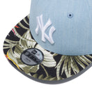 Youth 9FIFTY ボタニカル ニューヨーク・ヤンキース ウォッシュドデニム ブラックボタニカルバイザー