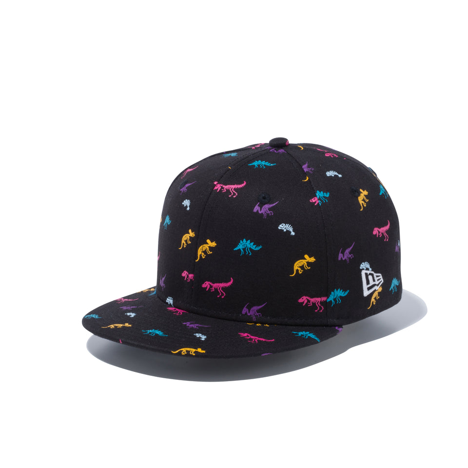 Youth 9FIFTY ダイナソー　ブラック オールオーバー