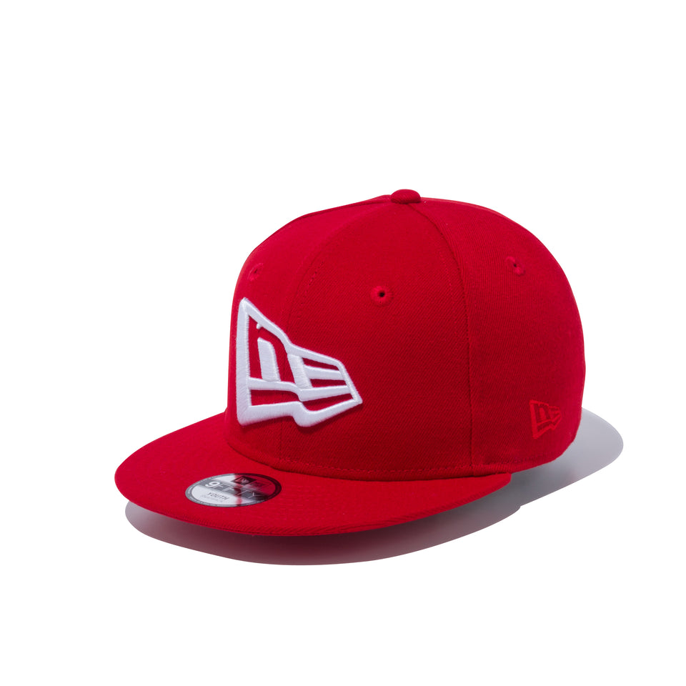 Youth ９FIFTY ビッグフラッグロゴ スカーレット