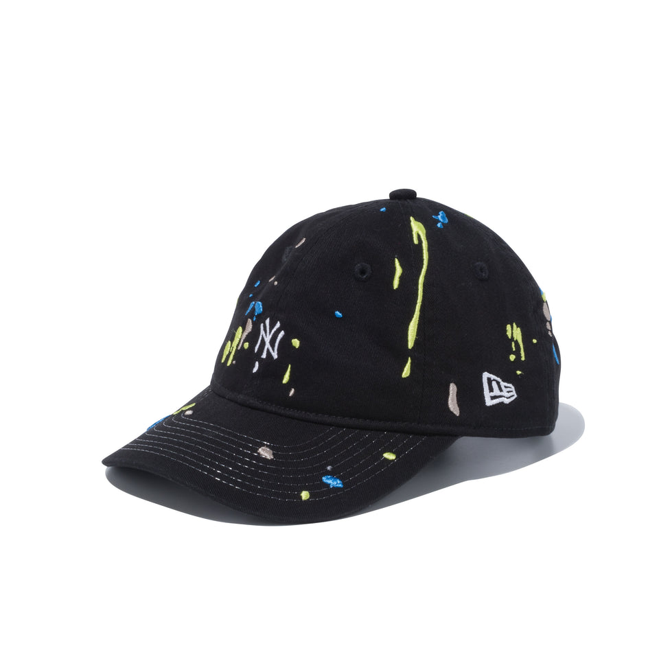 Youth 9TWENTY ニューヨーク・ヤンキース スプラッシュエンブロイダリー ミニロゴ ブラック