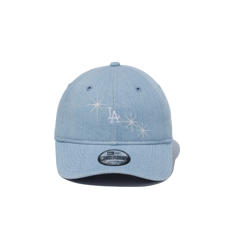 Youth 9TWENTY ロサンゼルス・ドジャース スパークル ミニロゴ ウォッシュドデニム