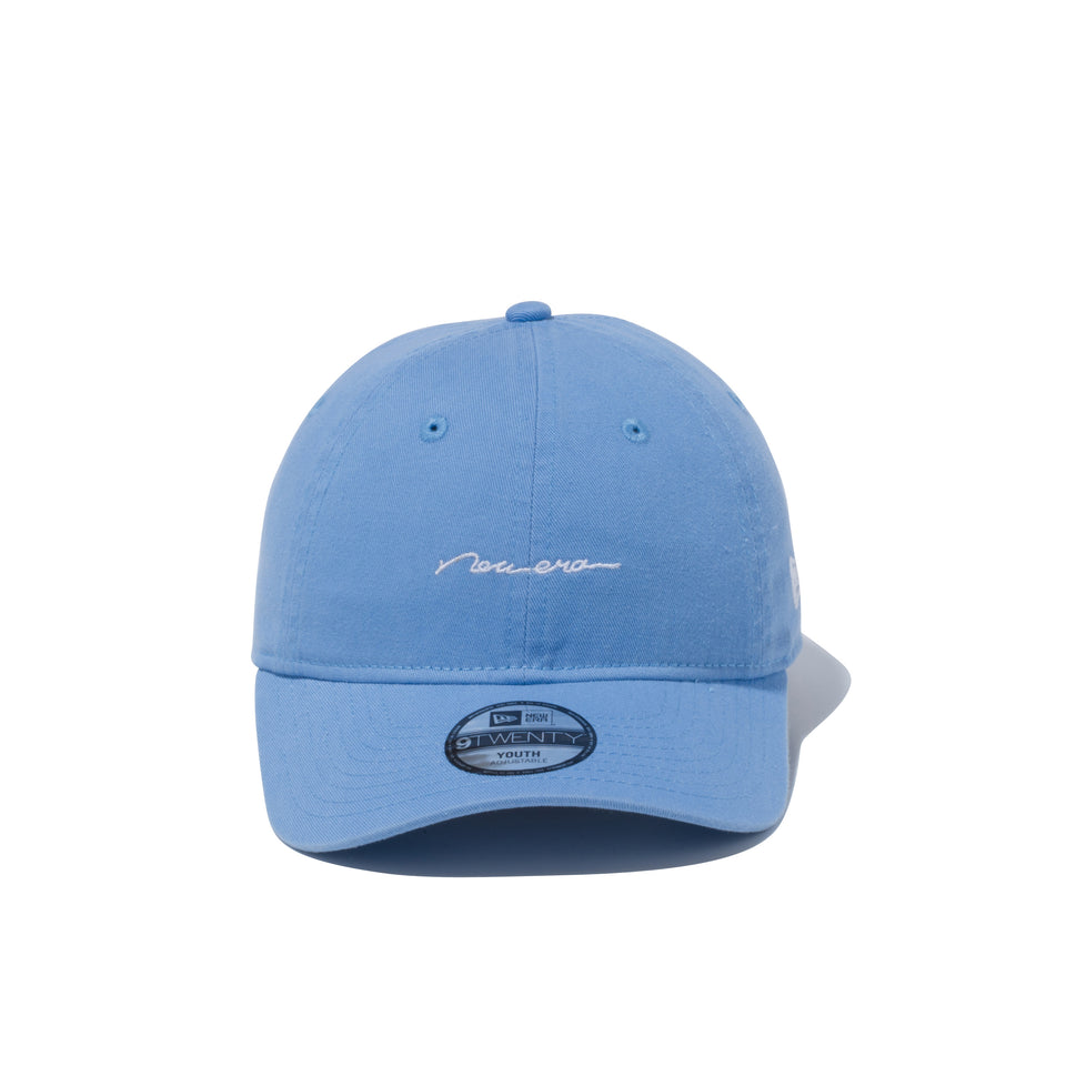 Youth 9TWENTY ハンドライティング newera スカイブルー | NEW ERA ニューエラ公式オンラインストア