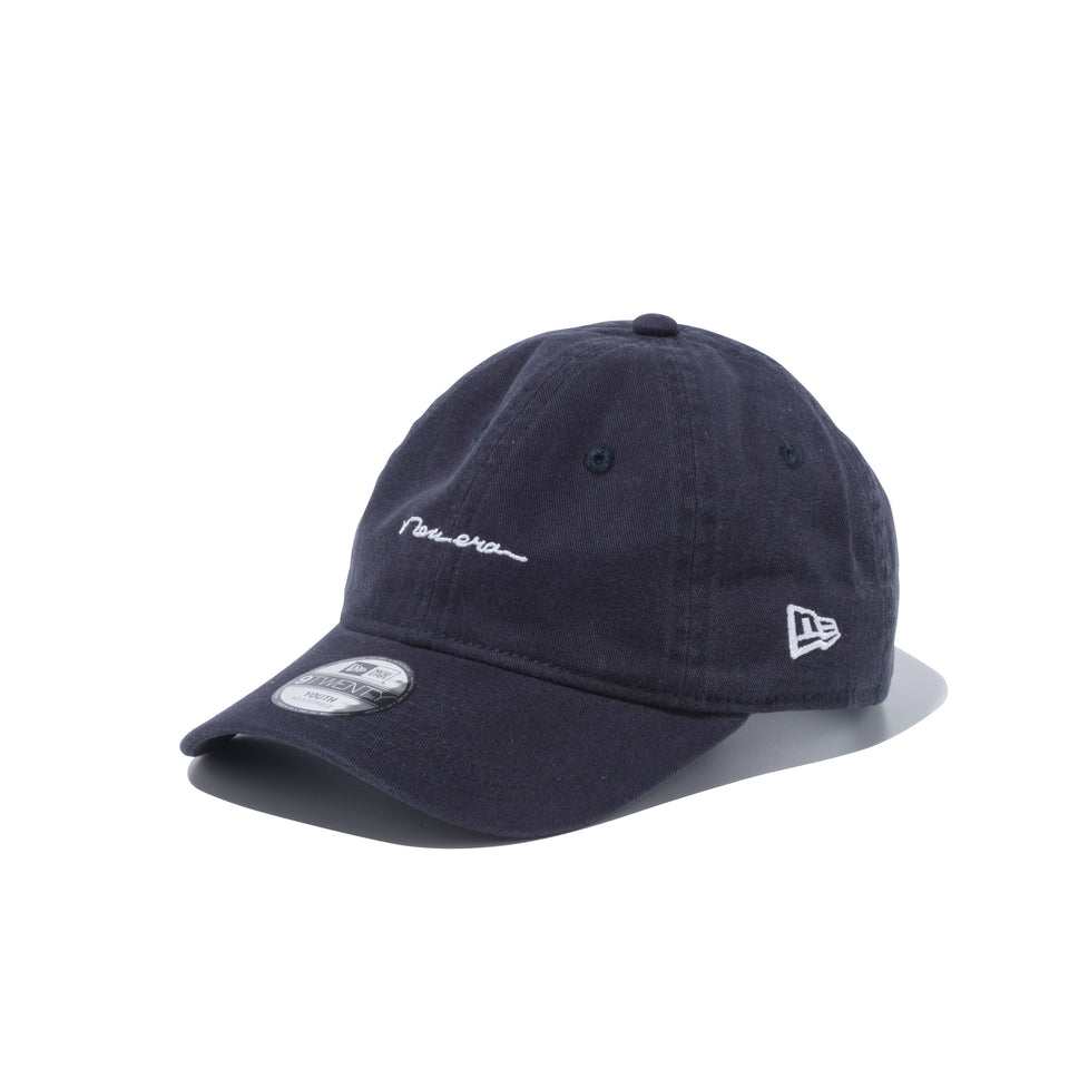 Youth 9TWENTY ハンドライティング newera ネイビー | NEW ERA ニューエラ公式オンラインストア