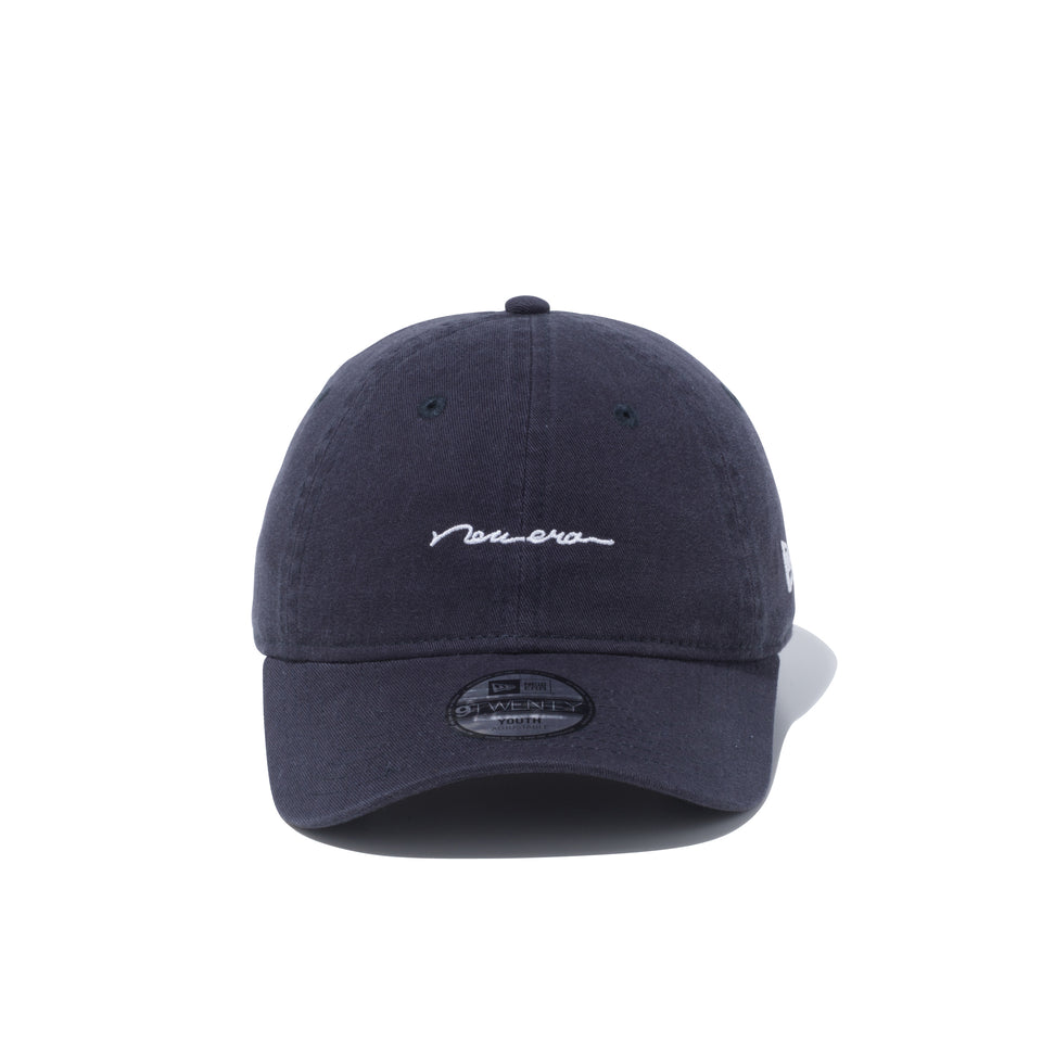 Youth 9TWENTY ハンドライティング newera ネイビー | NEW ERA ニューエラ公式オンラインストア