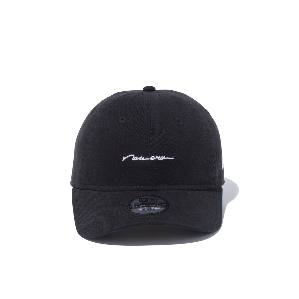 Youth 9TWENTY ハンドライティング newera ブラック | NEW ERA ニューエラ公式オンラインストア