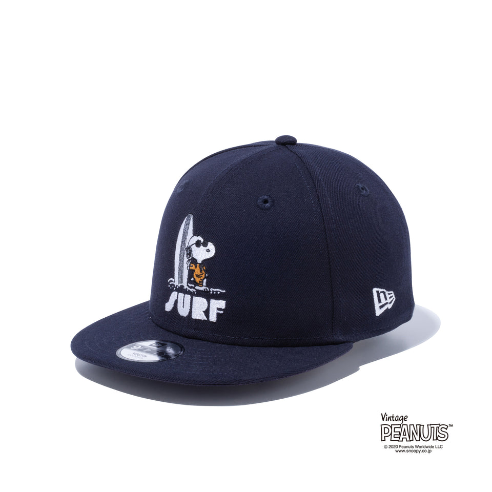 Youth 9FIFTY PEANUTS ピーナッツ ジョー・クール サーフ ネイビー