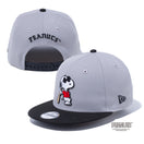 Youth 9FIFTY PEANUTS ピーナッツ ジョー・クール グレー ブラックバイザー
