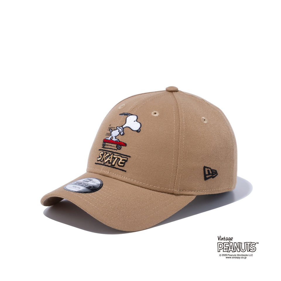 Youth 9FORTY PEANUTS ピーナッツ スヌーピー スケートボード カーキ