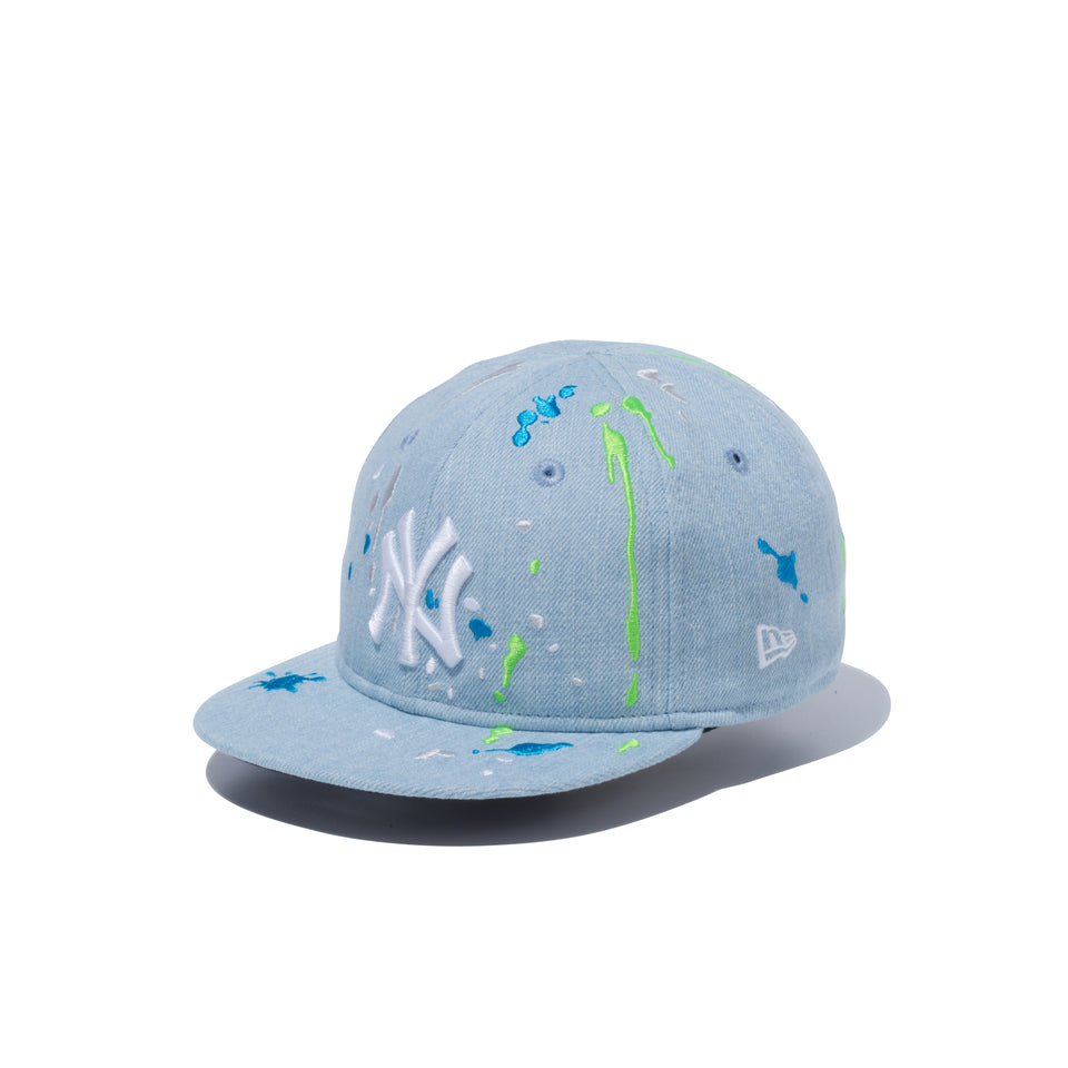 My 1st 9FIFTY ニューヨーク・ヤンキース スプラッシュペイント ウォッシュドデニム