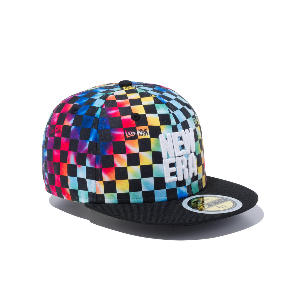 Kid's 59FIFTY タイダイチェッカー スクエアニューエラ