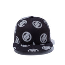 9FIFTY Santa Cruz サンタクルーズ サークルロゴ ブラック オールオーバー
