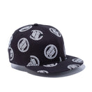9FIFTY Santa Cruz サンタクルーズ サークルロゴ ブラック オールオーバー