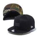 9FIFTY パッチワークカモ ラバーパッチ ブラック パッチワークカモアンダーバイザー