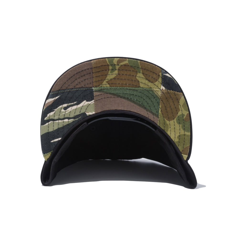 9FIFTY パッチワークカモ ラバーパッチ ブラック パッチワークカモアンダーバイザー