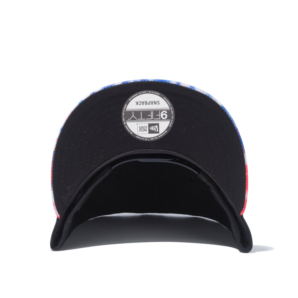 9FIFTY ニューヨーク・ヤンキース タイダイ ブラック トリコロールバイザー