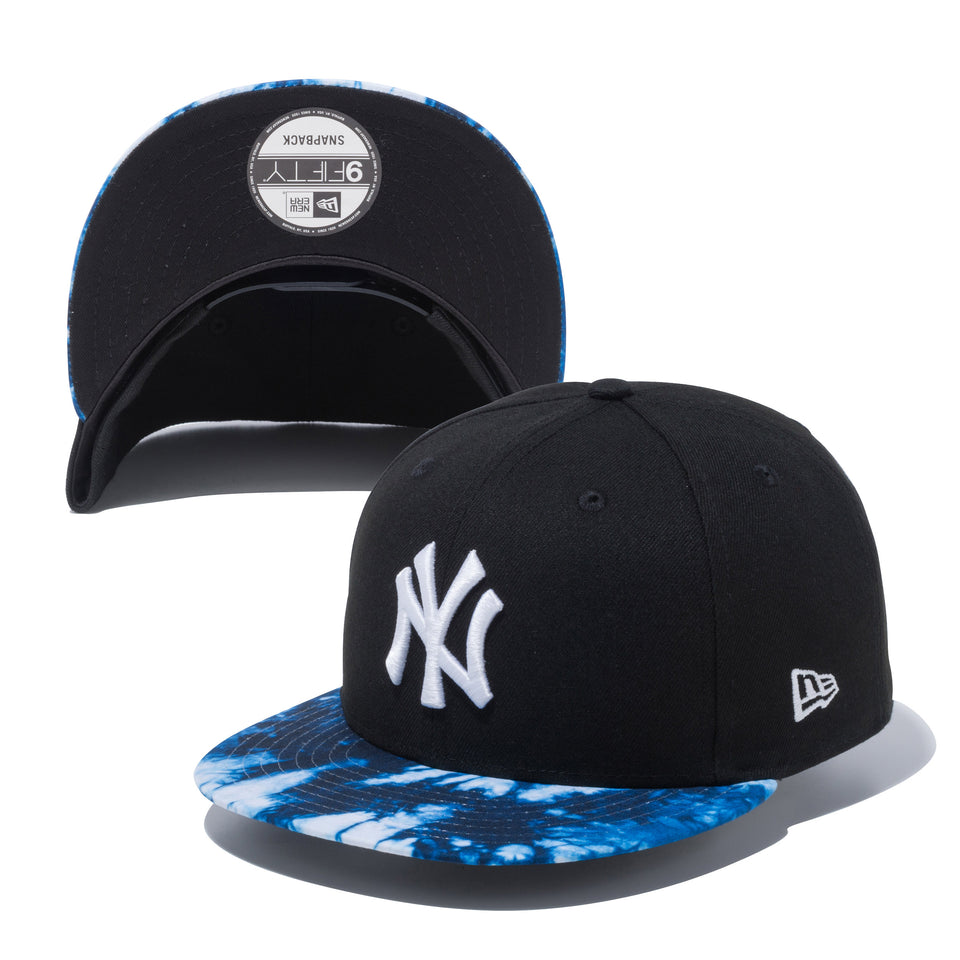 9FIFTY ニューヨーク・ヤンキース タイダイ ブラック 2トーンバイザー