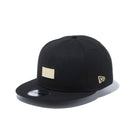 9FIFTY メタルプレート ブラック ゴールドメタルプレート