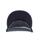 9FIFTY ロサンゼルス・ドジャース リネンシャンブレー ネイビー × ミッドナイトネイビー