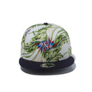 9FIFTY ボタニカル ホワイトボタニカル ネイビーバイザー