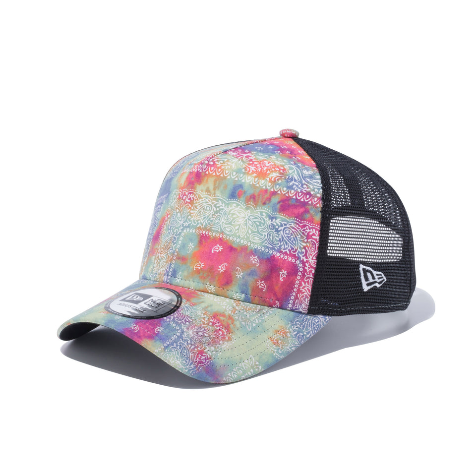 9FORTY A-Frame トラッカー タイダイペイズリー マルチ ブラックアンダーバイザー | NEW ERA ニューエラ公式オンラインストア