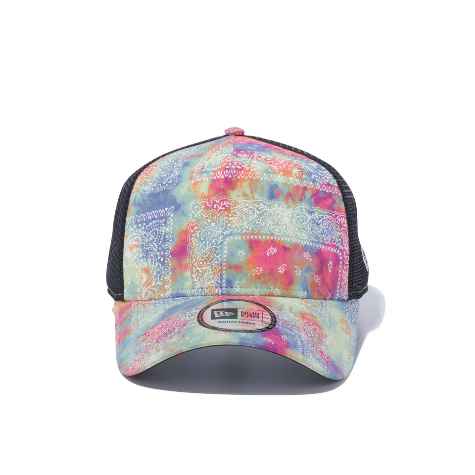9FORTY A-Frame トラッカー タイダイペイズリー マルチ ブラックアンダーバイザー | NEW ERA ニューエラ公式オンラインストア