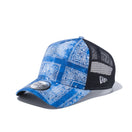 9FORTY A-Frame トラッカー タイダイペイズリー ブルー ブラックアンダーバイザー | NEW ERA ニューエラ公式オンラインストア