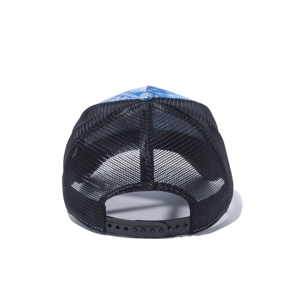 9FORTY A-Frame トラッカー タイダイペイズリー ブルー ブラックアンダーバイザー | NEW ERA ニューエラ公式オンラインストア