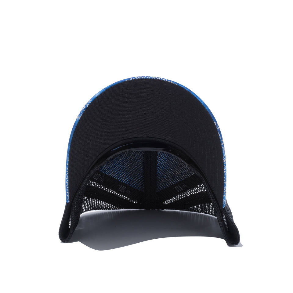 9FORTY A-Frame トラッカー タイダイペイズリー ブルー ブラックアンダーバイザー | NEW ERA ニューエラ公式オンラインストア