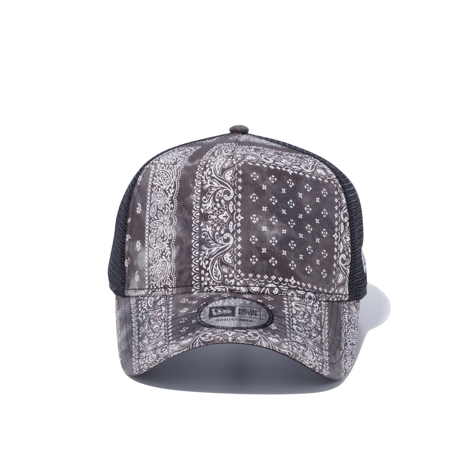 9FORTY A-Frame トラッカー タイダイペイズリー ブラック ブラックアンダーバイザー | NEW ERA ニューエラ公式オンラインストア