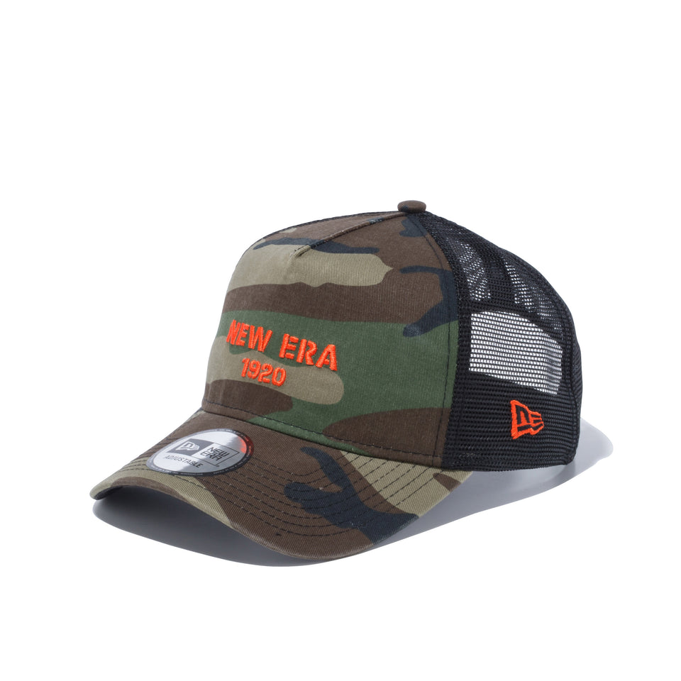 9FORTY A-Frame トラッカー New Era 1920 ウッドランドカモ