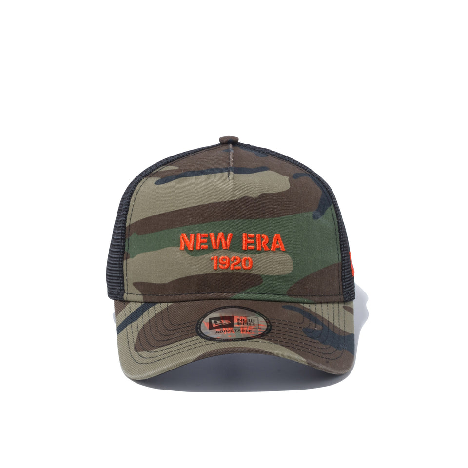 9FORTY A-Frame トラッカー New Era 1920 ウッドランドカモ