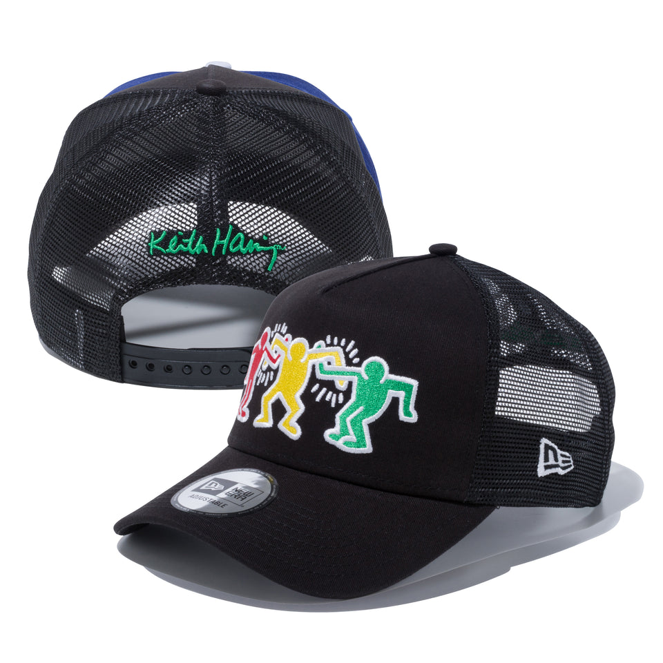 9FORTY A-Frame トラッカー Keith Haring キース・へリング 3メンズ ブラック