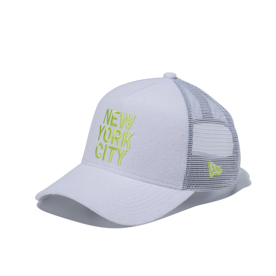 9FORTY A-Frame トラッカー パイル NEW YORK CITY ホワイト | NEW ERA ニューエラ公式オンラインストア