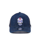 9FORTY A-Frame トラッカー シュガースカル デニム | NEW ERA ニューエラ公式オンラインストア