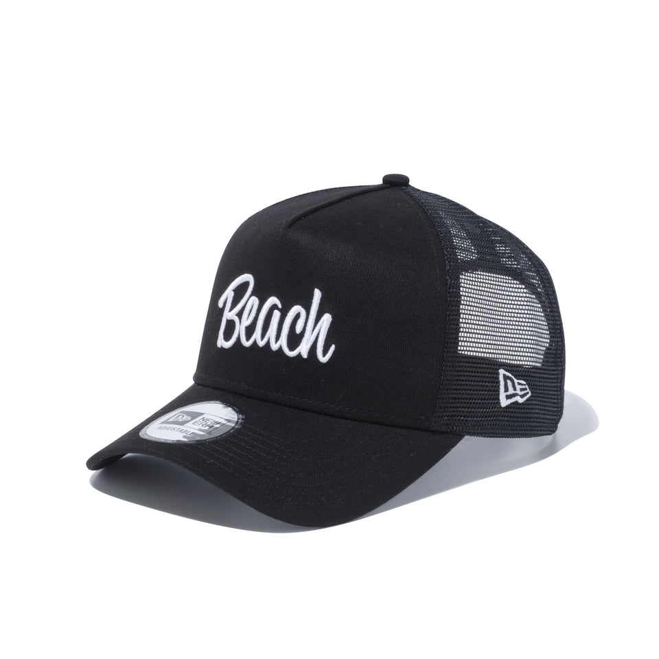 9FORTY A-Frame トラッカー サーフ Beach ブラック | NEW ERA ニューエラ公式オンラインストア