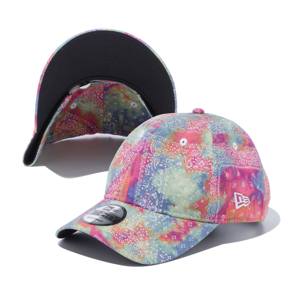 9THIRTY タイダイペイズリー マルチカラー ブラックアンダーバイザー | NEW ERA ニューエラ公式オンラインストア
