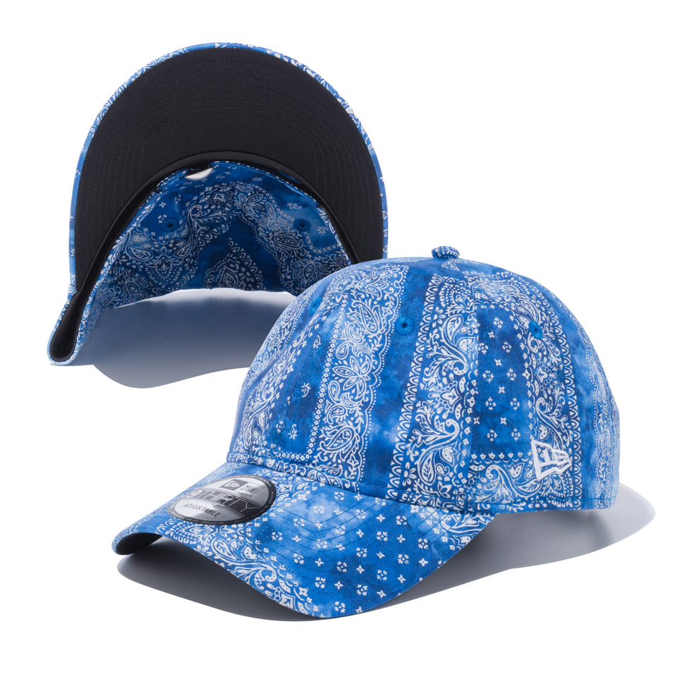 9THIRTY タイダイペイズリー ブルー ブラックアンダーバイザー | NEW ERA ニューエラ公式オンラインストア