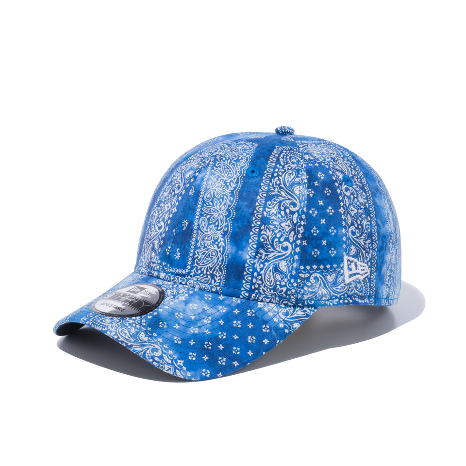 9THIRTY タイダイペイズリー ブルー ブラックアンダーバイザー | NEW ERA ニューエラ公式オンラインストア