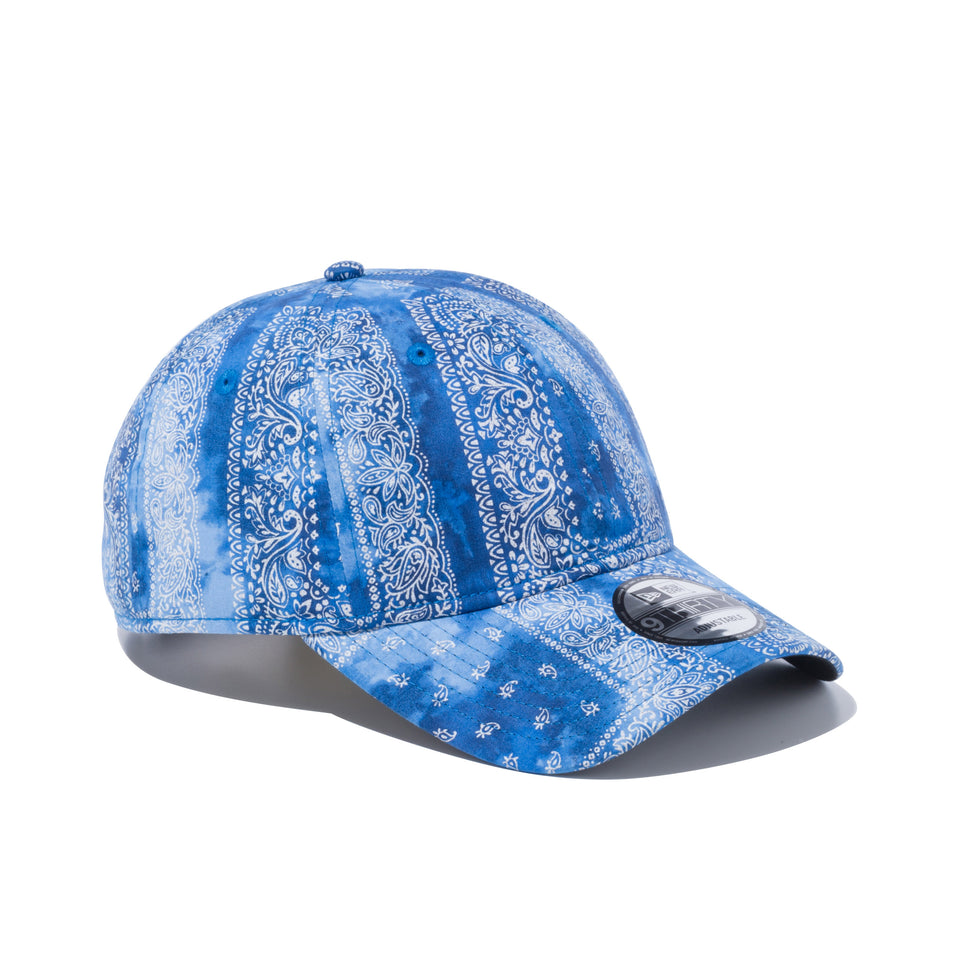 9THIRTY タイダイペイズリー ブルー ブラックアンダーバイザー | NEW ERA ニューエラ公式オンラインストア