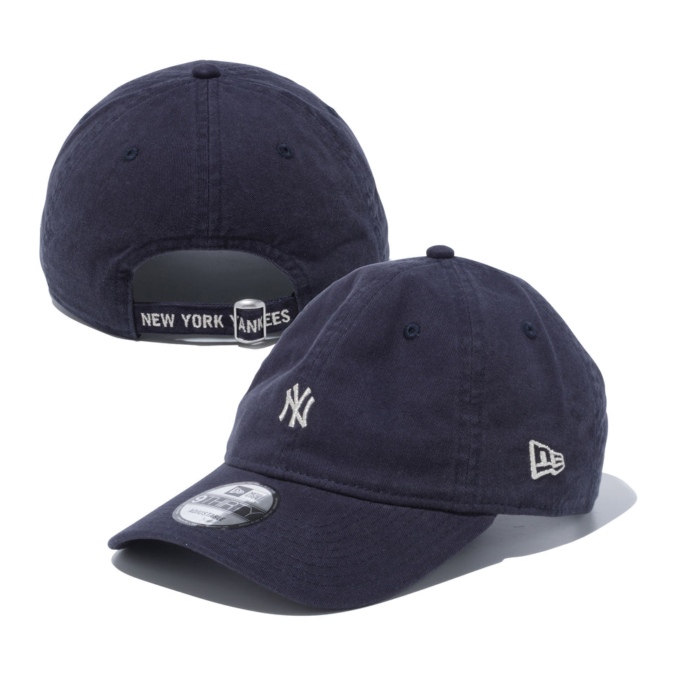9THIRTY ニューヨーク・ヤンキース ウォッシュドコットン ミニロゴ ネイビー | NEW ERA ニューエラ公式オンラインストア