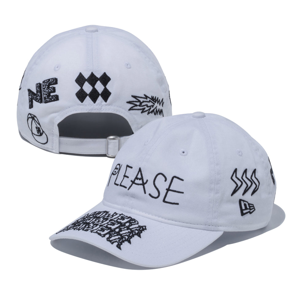 9THIRTY オールオーバー グラフィティ マルチロゴ ホワイト | NEW ERA ニューエラ公式オンラインストア
