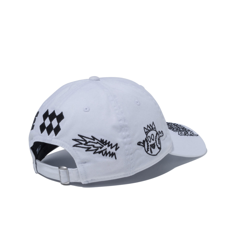 9THIRTY オールオーバー グラフィティ マルチロゴ ホワイト | NEW ERA ニューエラ公式オンラインストア