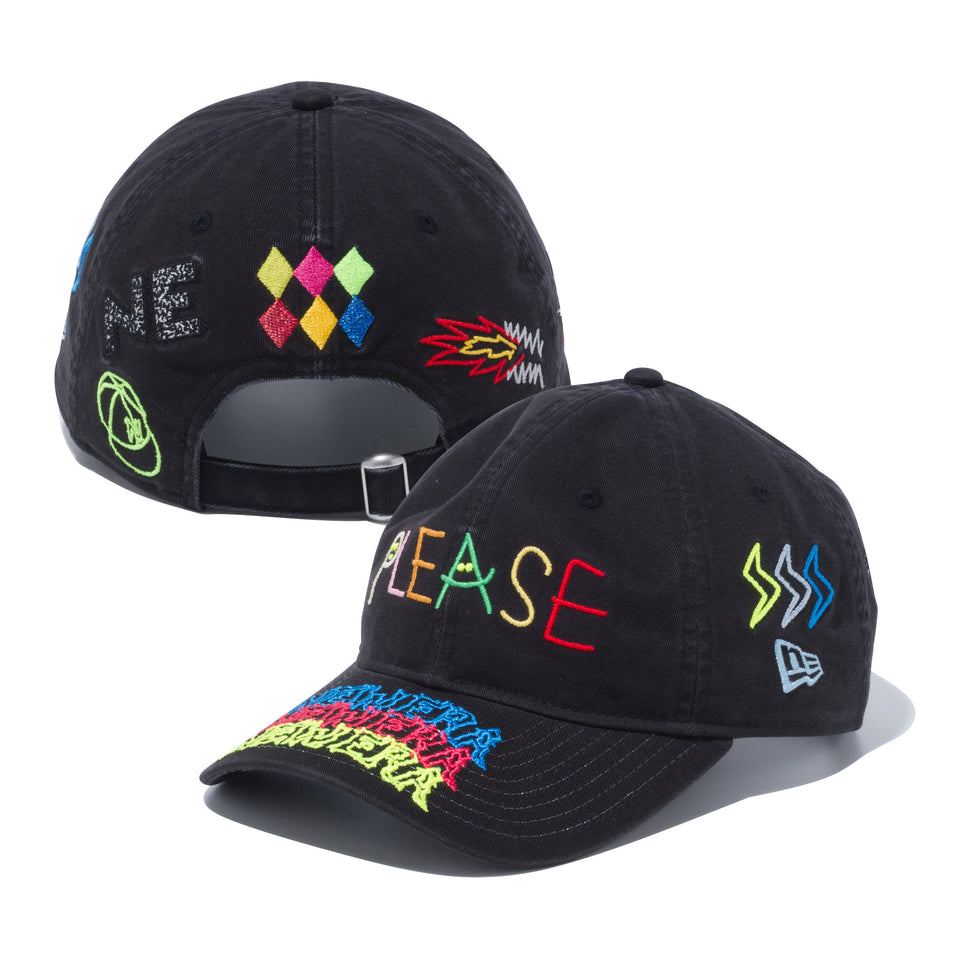 9THIRTY オールオーバー グラフィティ マルチロゴ ブラック | NEW ERA ニューエラ公式オンラインストア