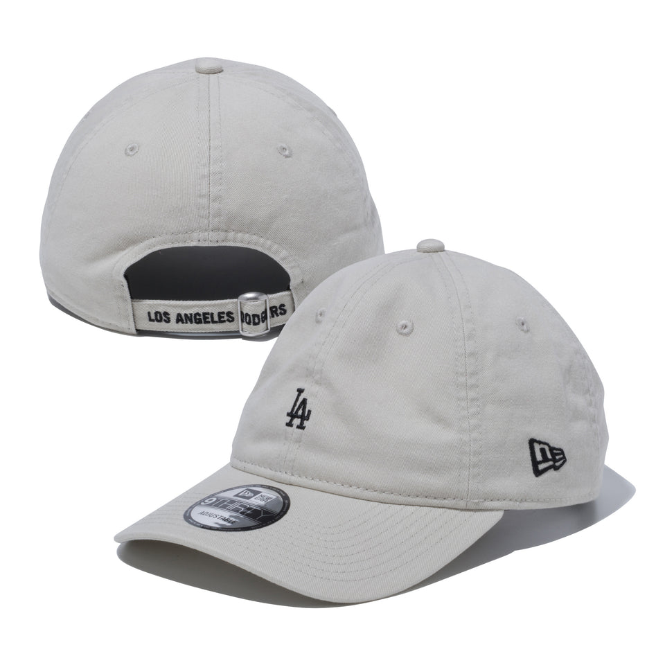 9THIRTY ロサンゼルス・ドジャース ウォッシュドコットン ミニロゴ ストーン | NEW ERA ニューエラ公式オンラインストア